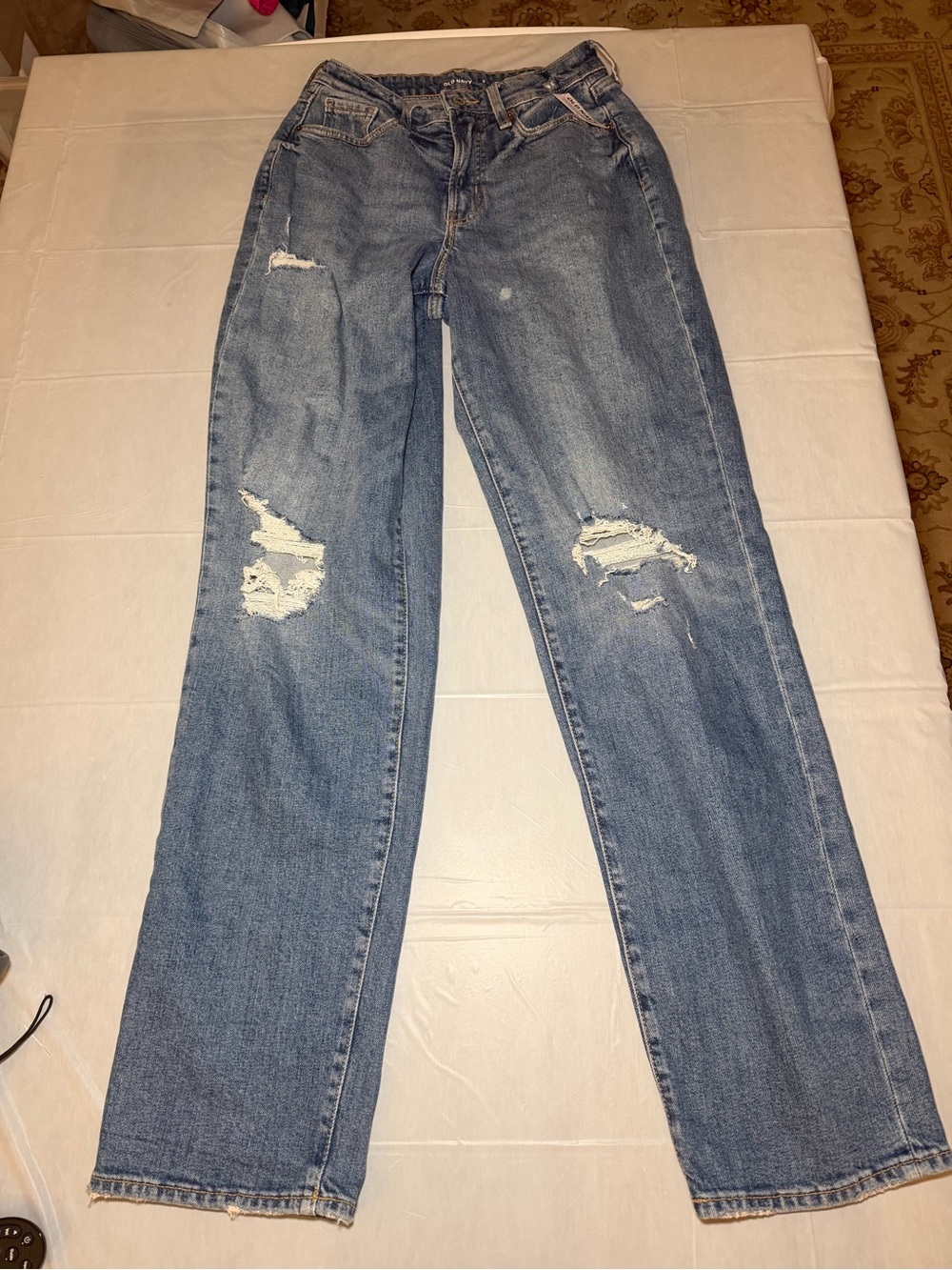 Old Navy Women's Curvy OG Loose Secret-Smooth Pockets Size 6 Tall